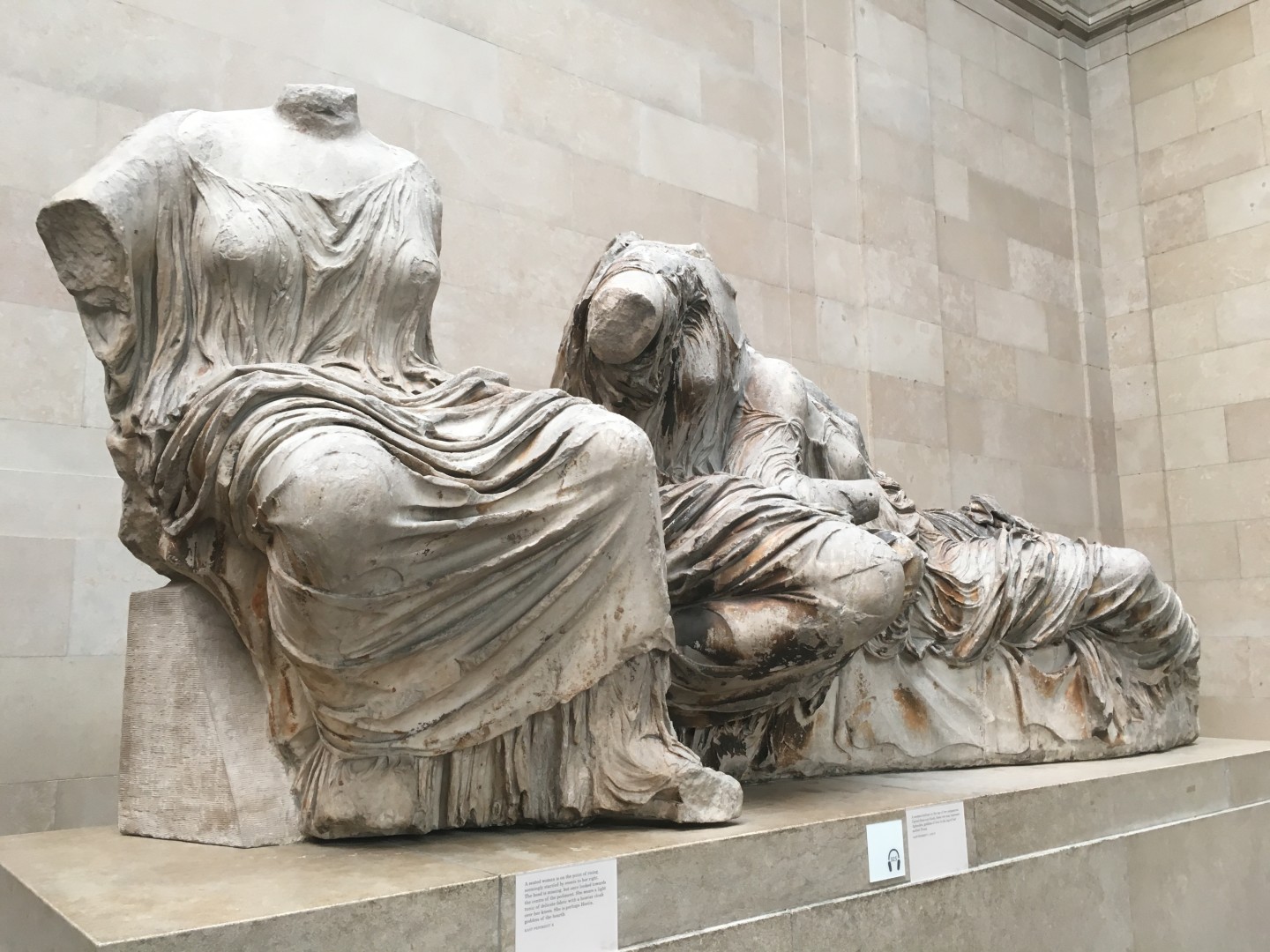 Pediment Sculptures - Hestia, Dione, and Aphrodite