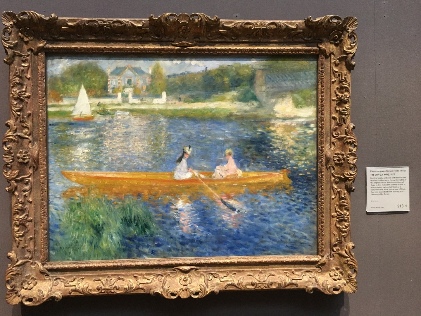 Pierre-Auguste Renoir - The Skiff - La Yole