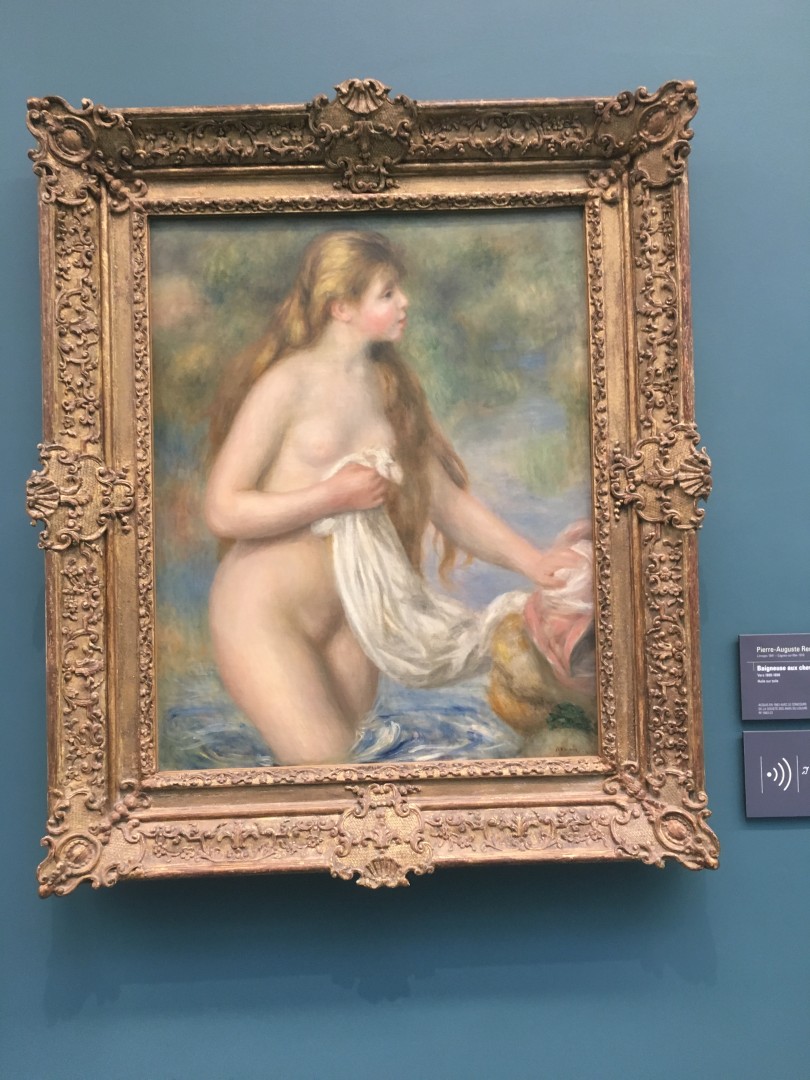 Pierre-Auguste Renoir Baigneuse aux cheveux longs