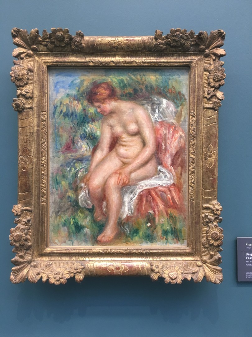 Pierre-Auguste Renoir Baigneuse assise s'essuyant une jambe