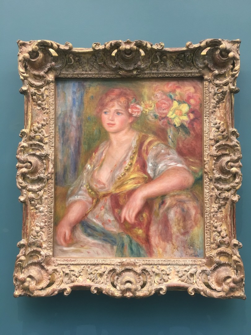 Pierre-Auguste Renoir Blonde à la rose