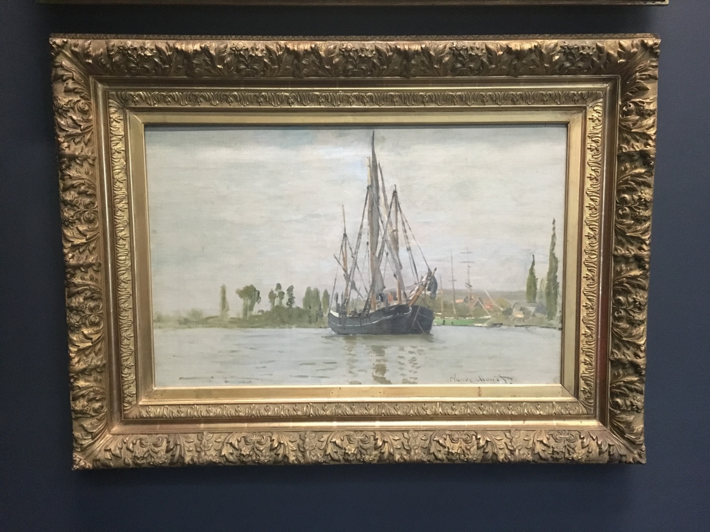 Claude Monet Chasse-Marée à l'ancre