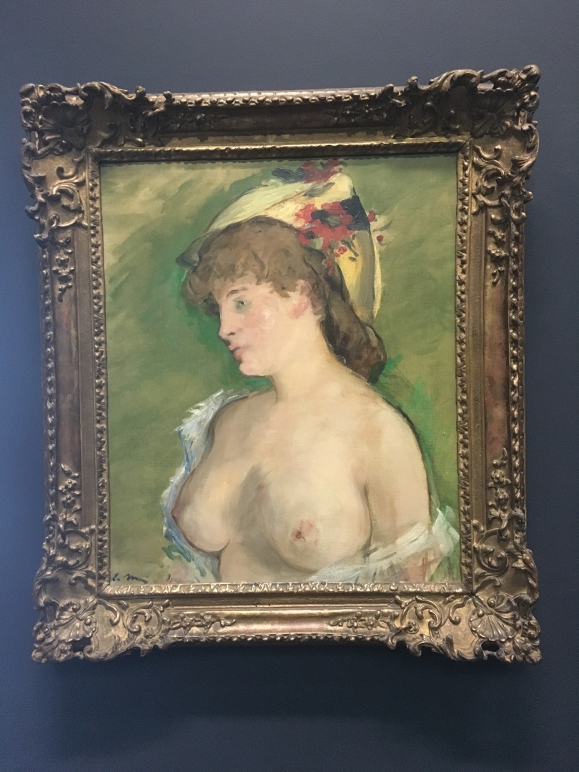 Édouard Manet La Blonde aux seins nus