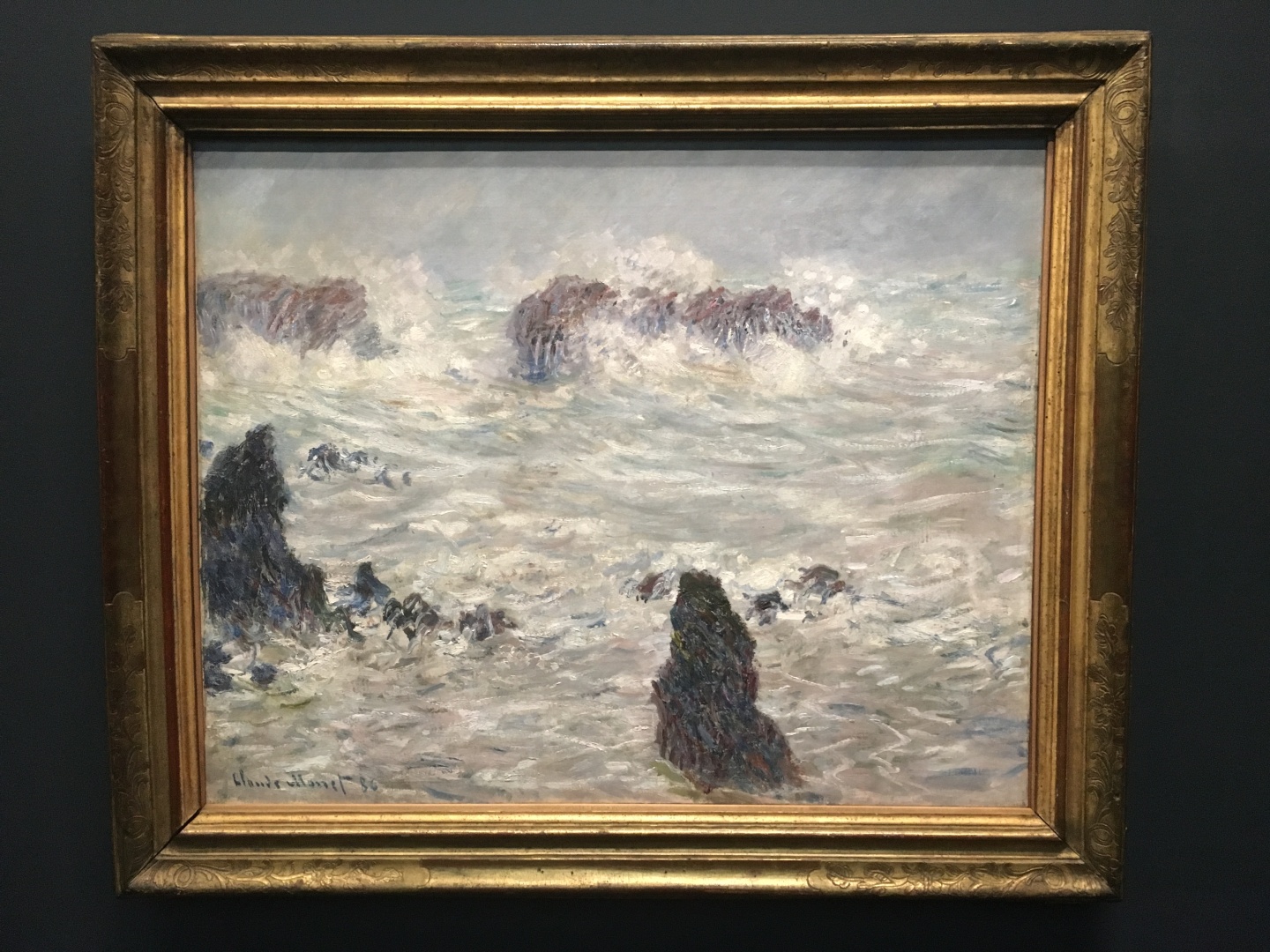 Claude Monet Tempête, côtes de Belle-Île