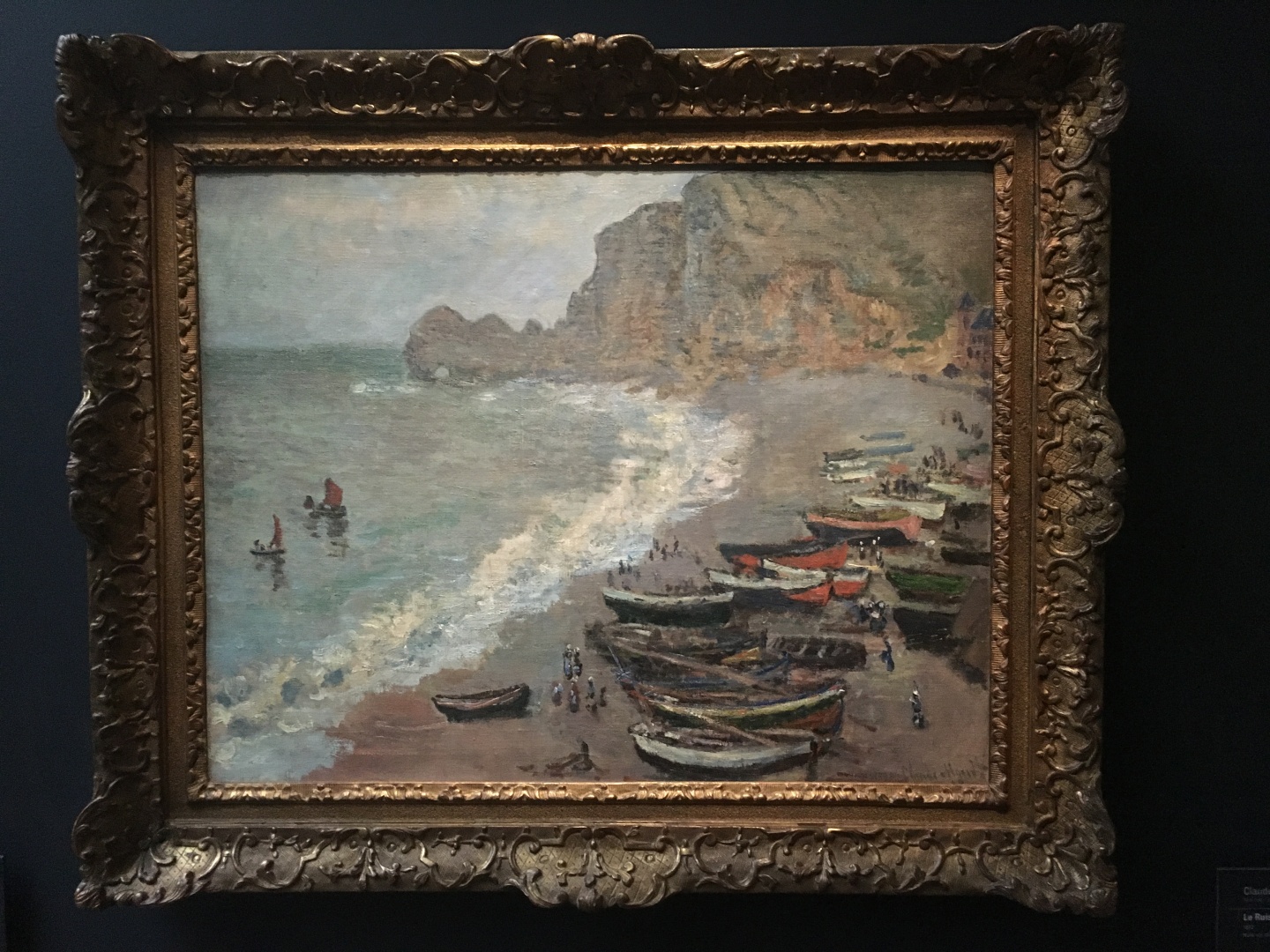 Claude Monet Plage d'Étretat