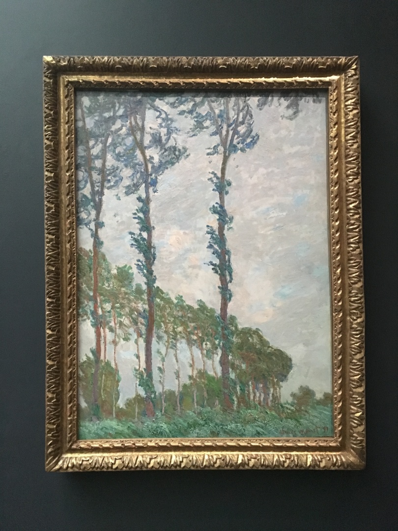 Claude Monet Effet de vent, série des Peuplier