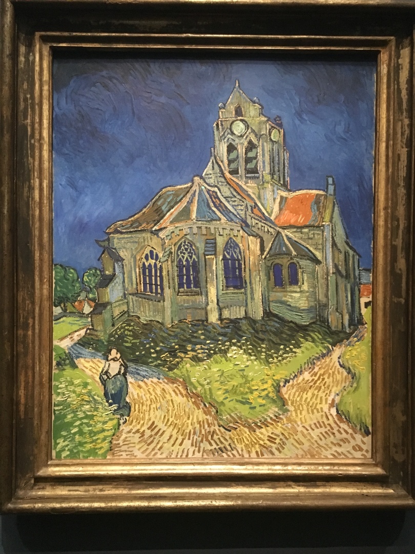 Vincent Van Gogh L'église d'Auvers-sur-Oise, vue du chevet