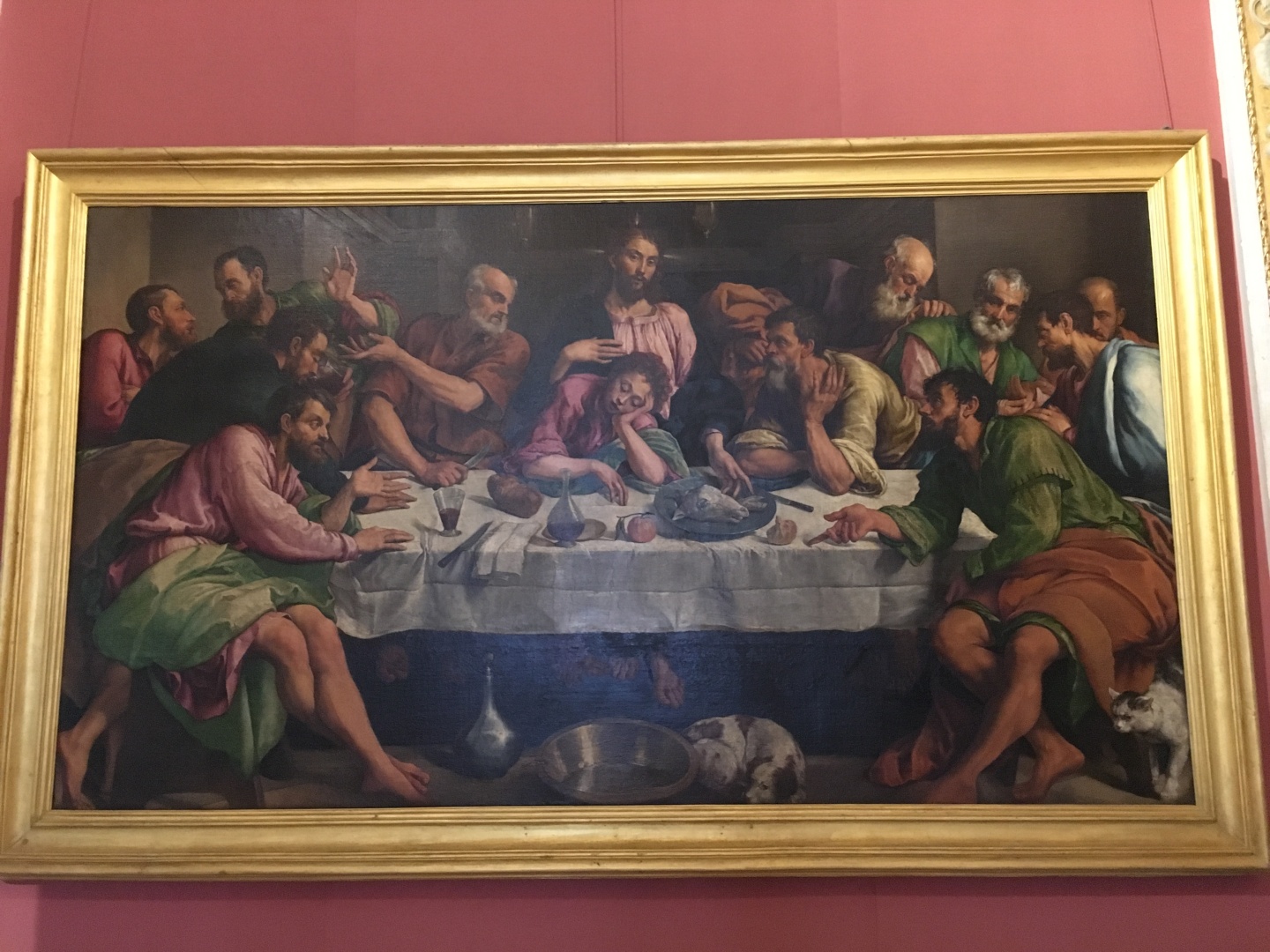 The Last Supper by Jacopo Bassano c 1546