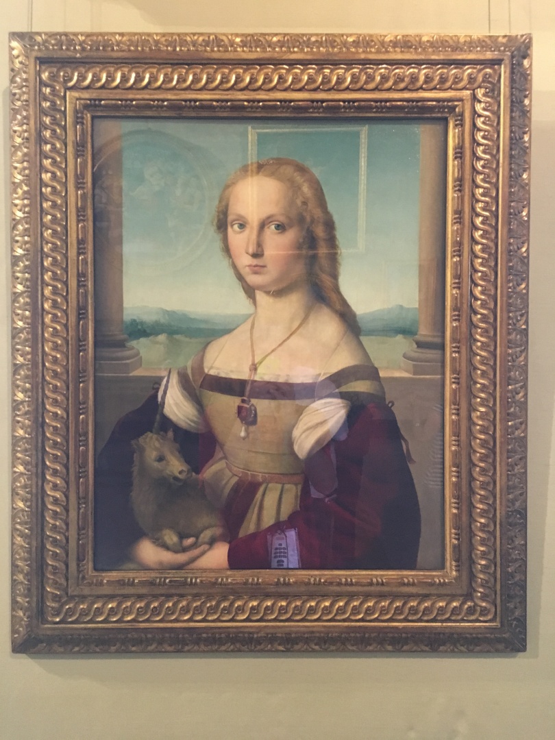 Lady with a Unicorn by Raphael c 1505