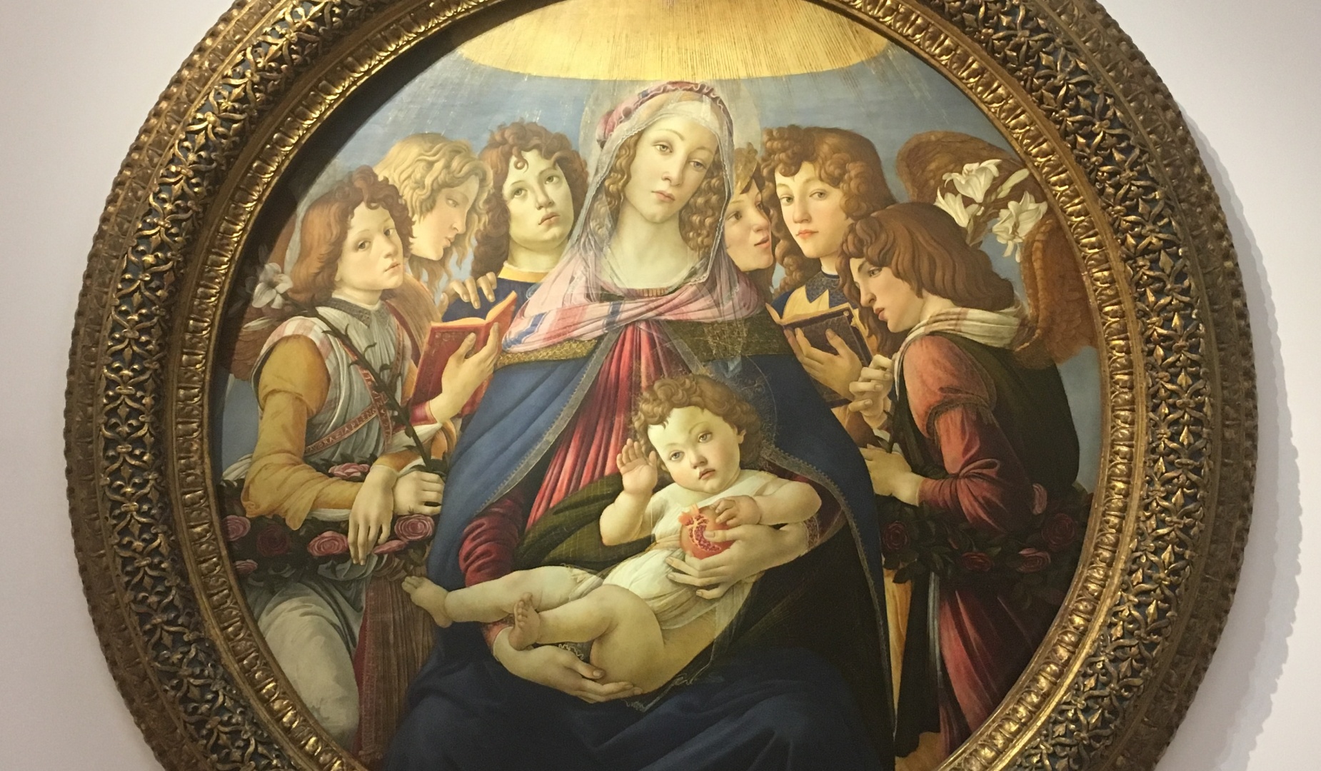 Botticelli - Madonna of the Pomegranate - c 1487