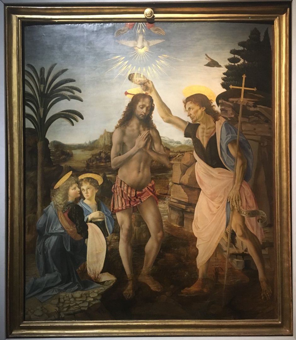 Verrocchio - Baptism of Christ