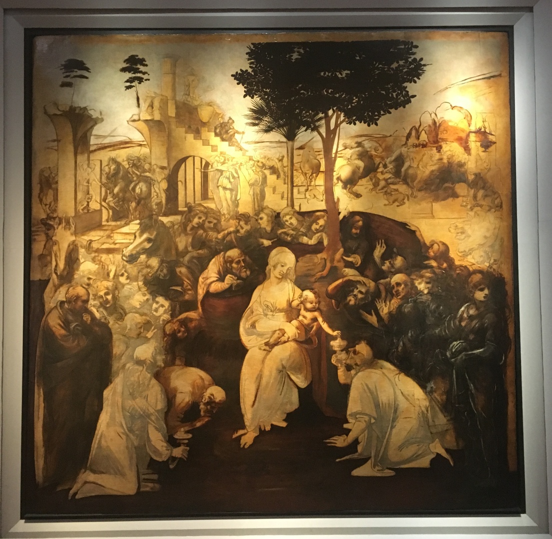 Leonardo da Vinci - The Adoration of the Magi
