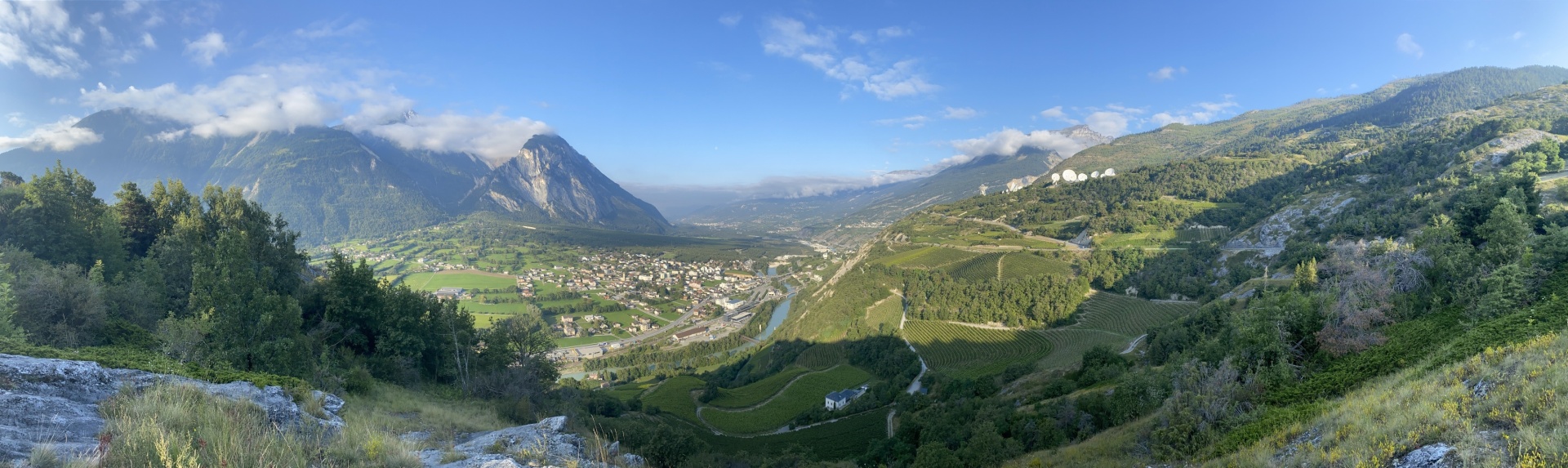 Rhone Valley above Leuk