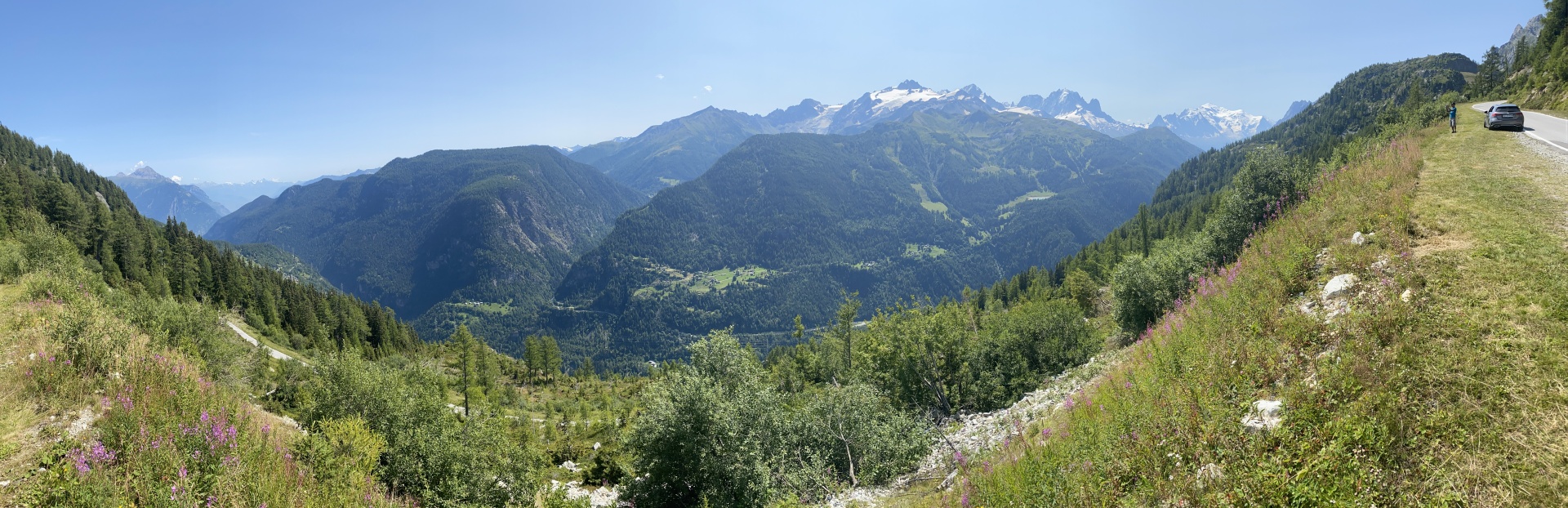 Mount Blanc from Lac d'Emosson