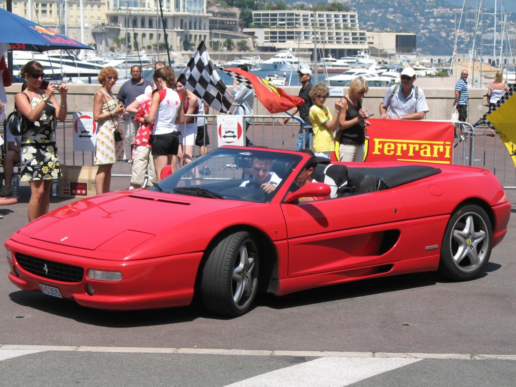 Monaco Grand Prix course in a Ferrari
