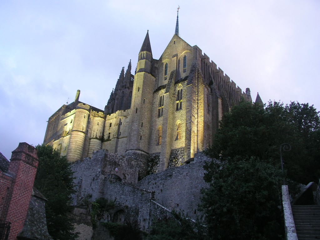Mont St Michel at dusk