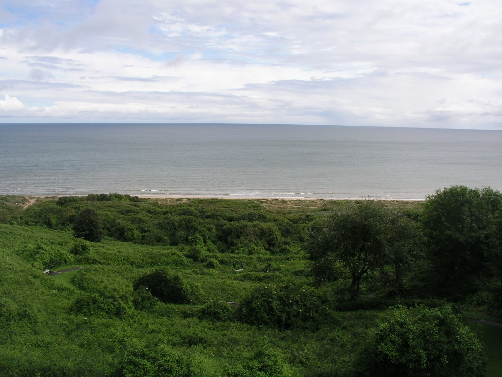Omaha Beach from the American Cemetary