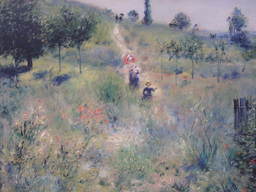 Renoir's Path Leading Through Tall Grass